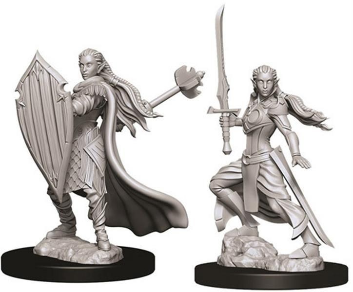 D&D Marvelous Minis: Female Elf Paladin