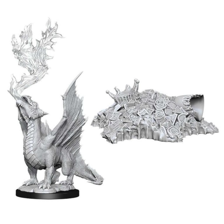 D&D Marvelous Minis: Gold Dragon Wyrmling & Small Treasure