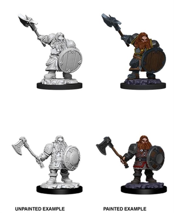 D&D Marvelous Minis: Male Dwarf Fighter