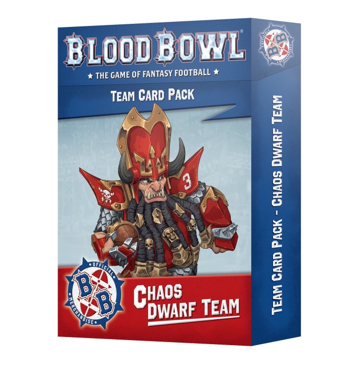 Blood Bowl: Chaos Dwarf Team Cards - EN