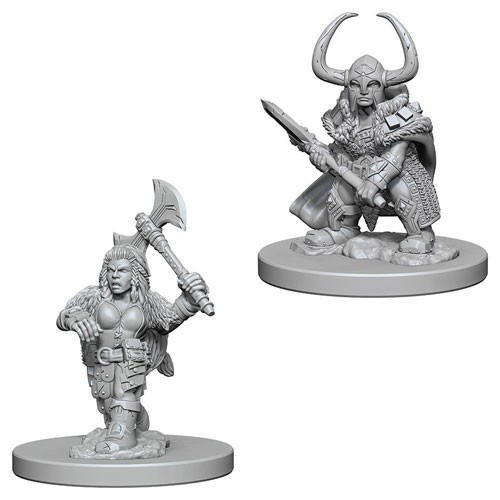 D&D Marvelous Minis: Dwarf Female Barbarian