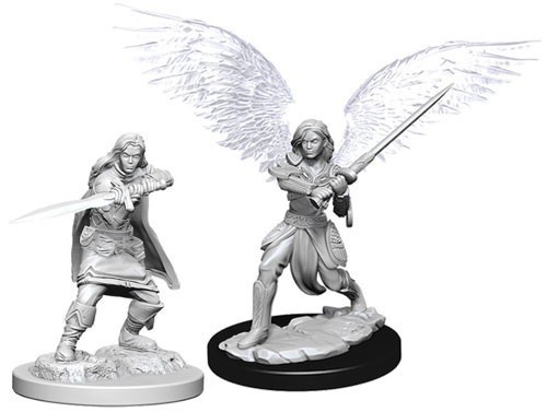 D&D Marvelous Minis: Female Aasimar Fighter