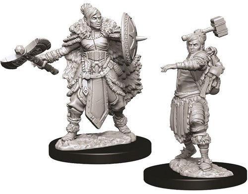 D&D Marvelous Minis: Female Half-Orc Barbarian