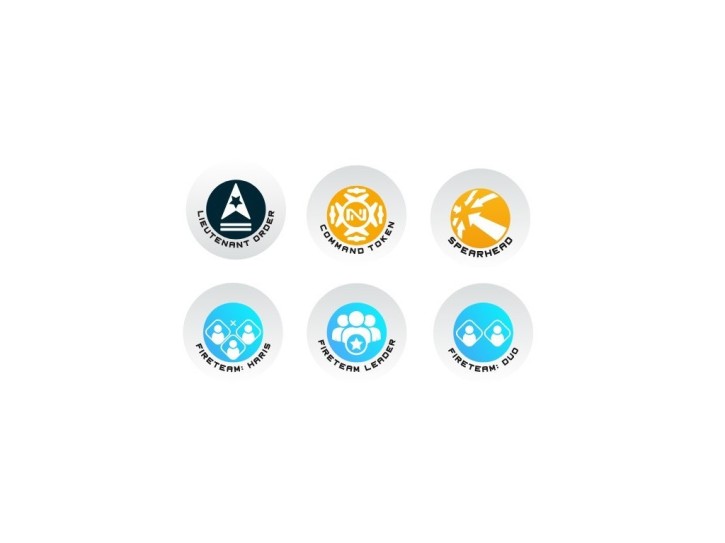 Infinity: N4 Infinity Tokens Fireteams and Command (6)