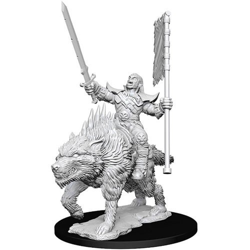 Pathfinder Deep Cuts: Orc on Dire Wolf