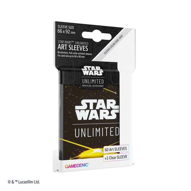 SW Unlimited: Art Sleeves: Card Back Yellow