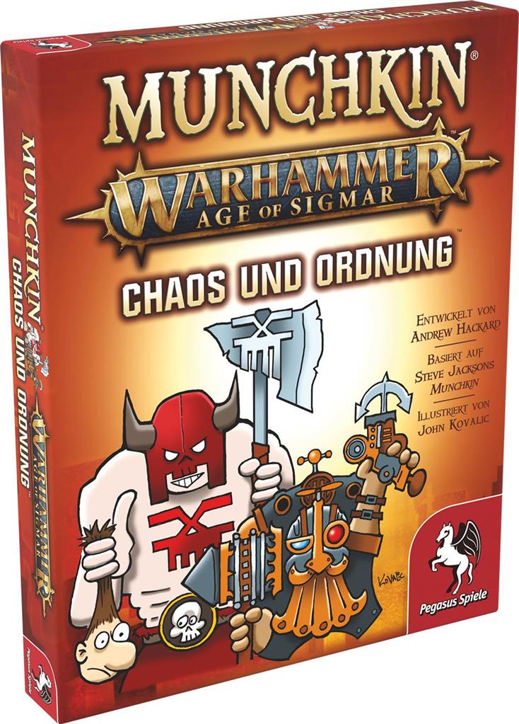 MUNCHKIN: Warhammer Age of Sigmar: Chaos & Ordnung - DE-17022G