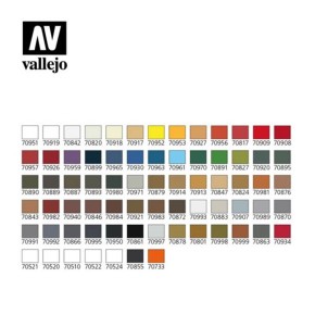 Vallejo Model Color: Hobbyset - 72 Colours