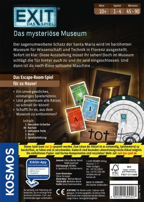 EXIT Das Spiel: Das mysteriöse Museum - DE