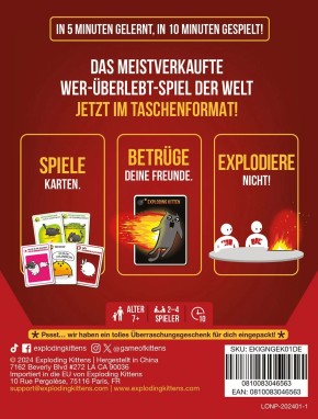 Exploding Kittens: Grab & Game - DE