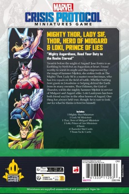 Marvel Crisis: Mighty Thor, Lady Sif, Thor, Hero of Midgard & Loki, Prince of Lies - DE/EN
