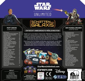 SW Unlimited: Schatten der Galaxis Zwei-Spieler-Starter - DE